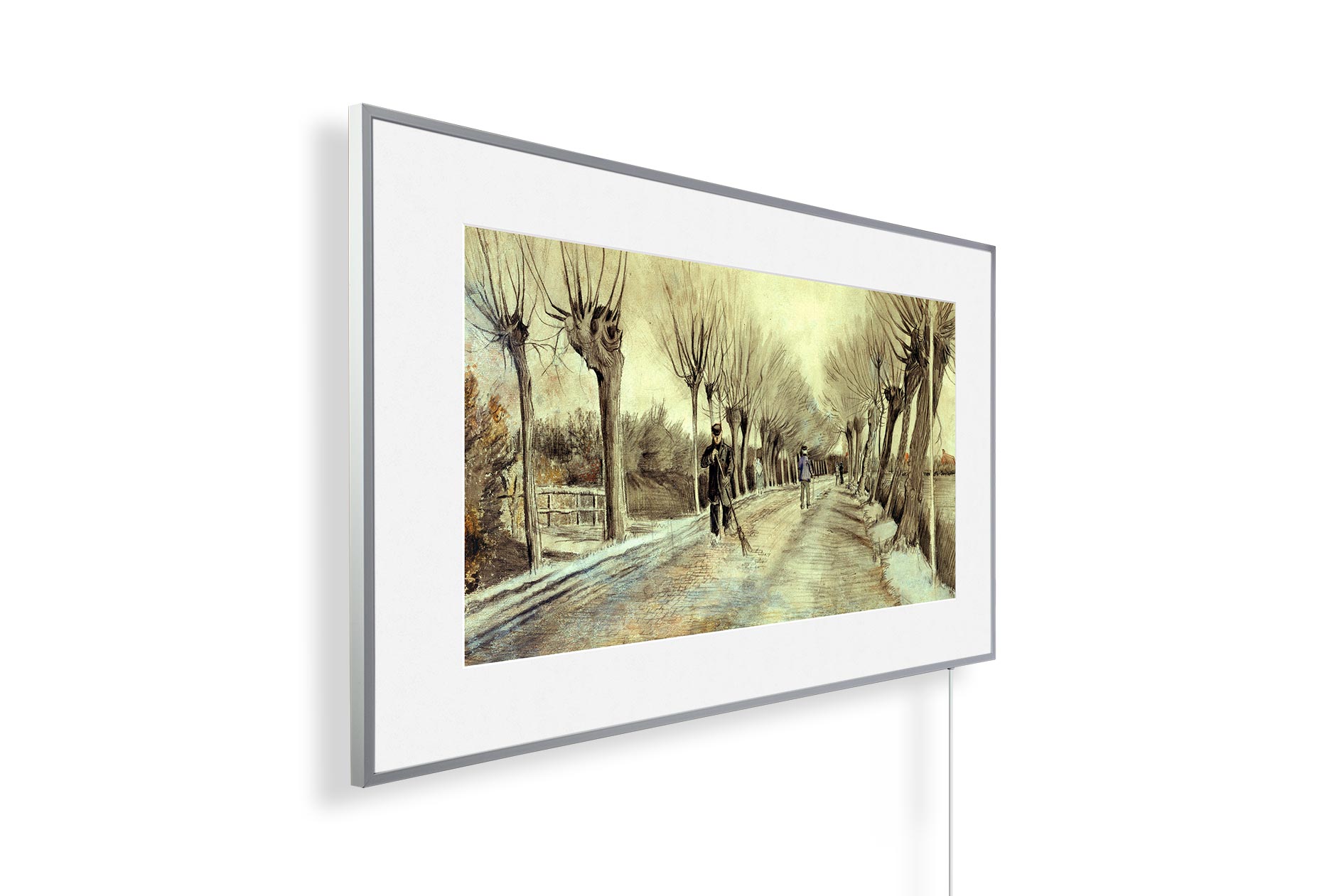 Straat in Etten, geschilderd door Vincent van Gogh